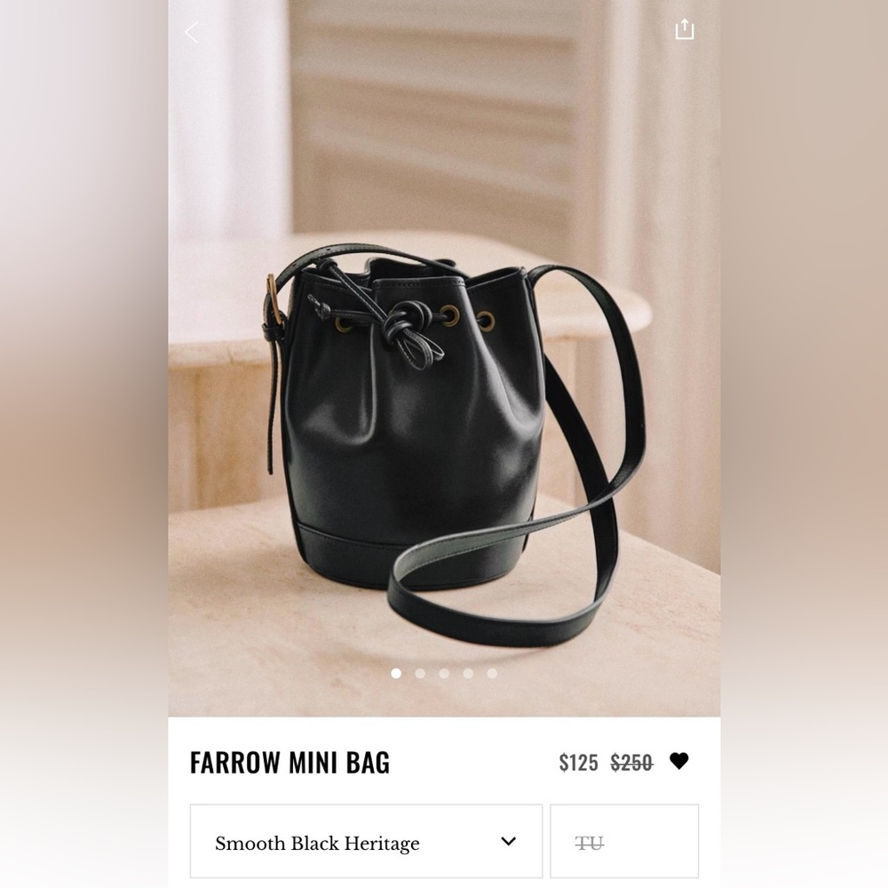 ISO Black Mini Farrow Bag- *do not purchase*